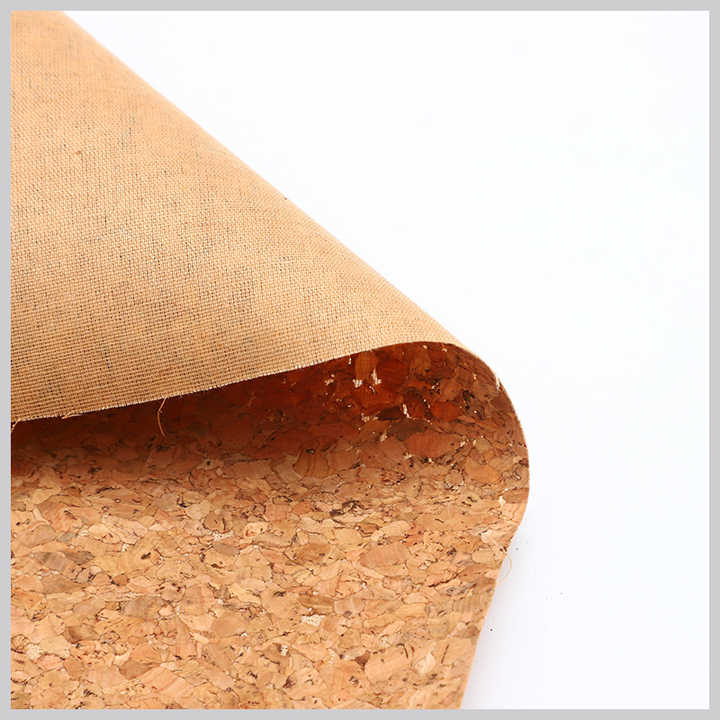 Cork Fabric Natural Vegan Leather