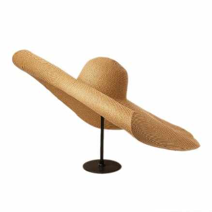 Straw Wide Brim Floppy Sun Hat